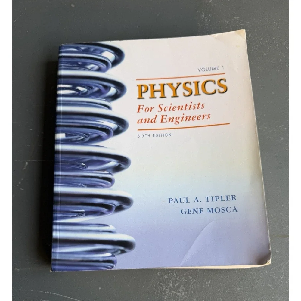Physics for Scientists and Engineers Vol 1 6th Paperback Tipler Mosca 2008